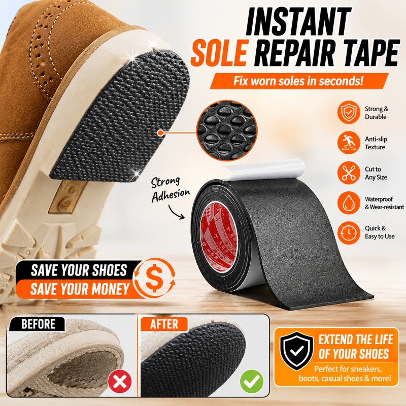 Sneaker Shoe Care Kit - 1PC 솔 소음 방지 미끄럼 방지