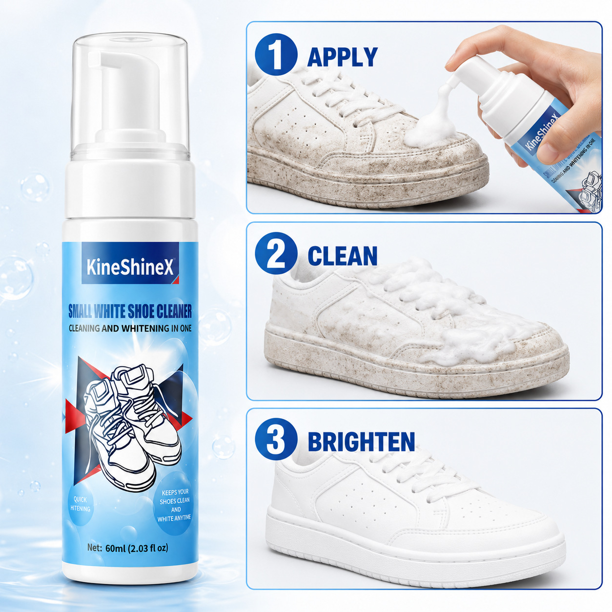 기헨 신발 클리너 키트, 물 없이 사용하는 폼 신발 클 - Sneaker Shoe Care Kit 리뷰 및 가격